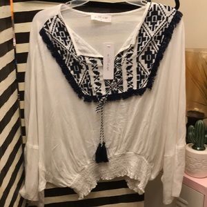 BNWT A Line of Style Boho Top
